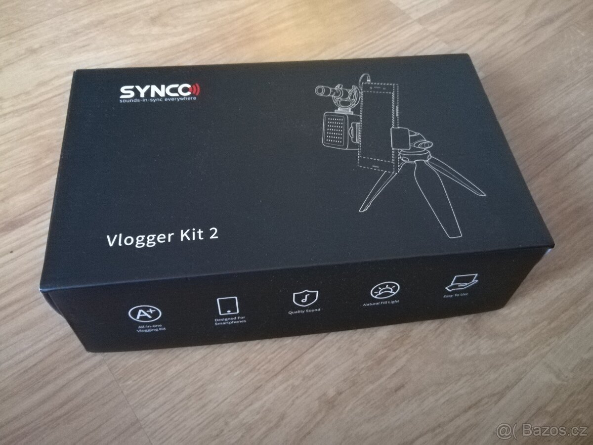 Mikrofon set se stativem Vlogger Kit 2 - 3