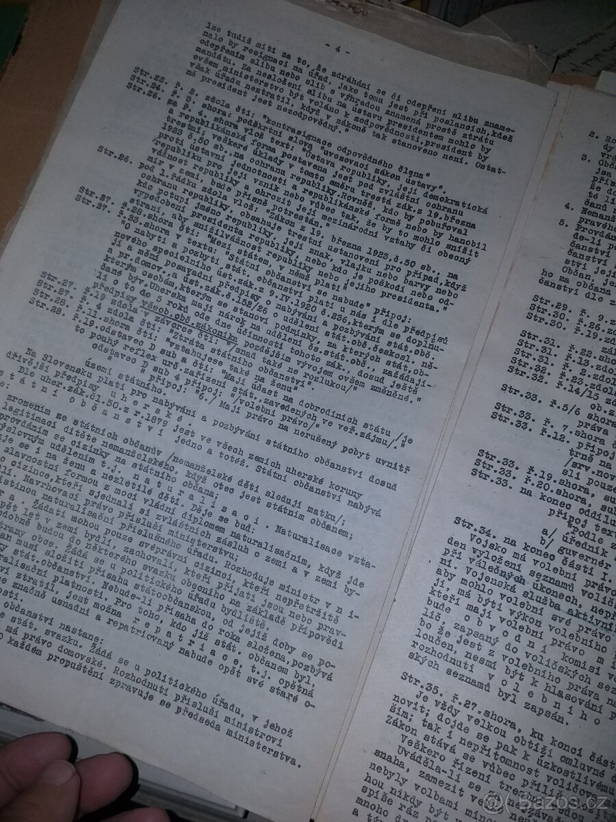 DODATKY ÚSTAVNÍ LISTINY Z ROKU 1920 - 3