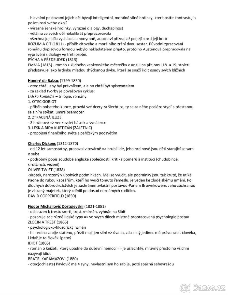 Maturitní otázky - čeština - 3