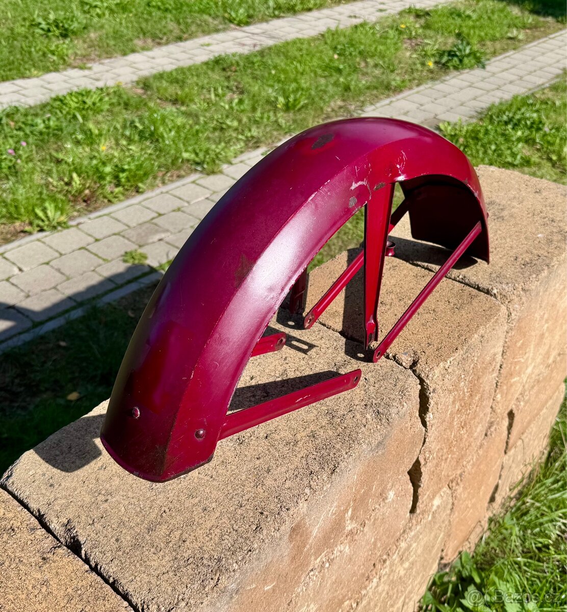 Jawa 350, CZ - přední blatník - 3