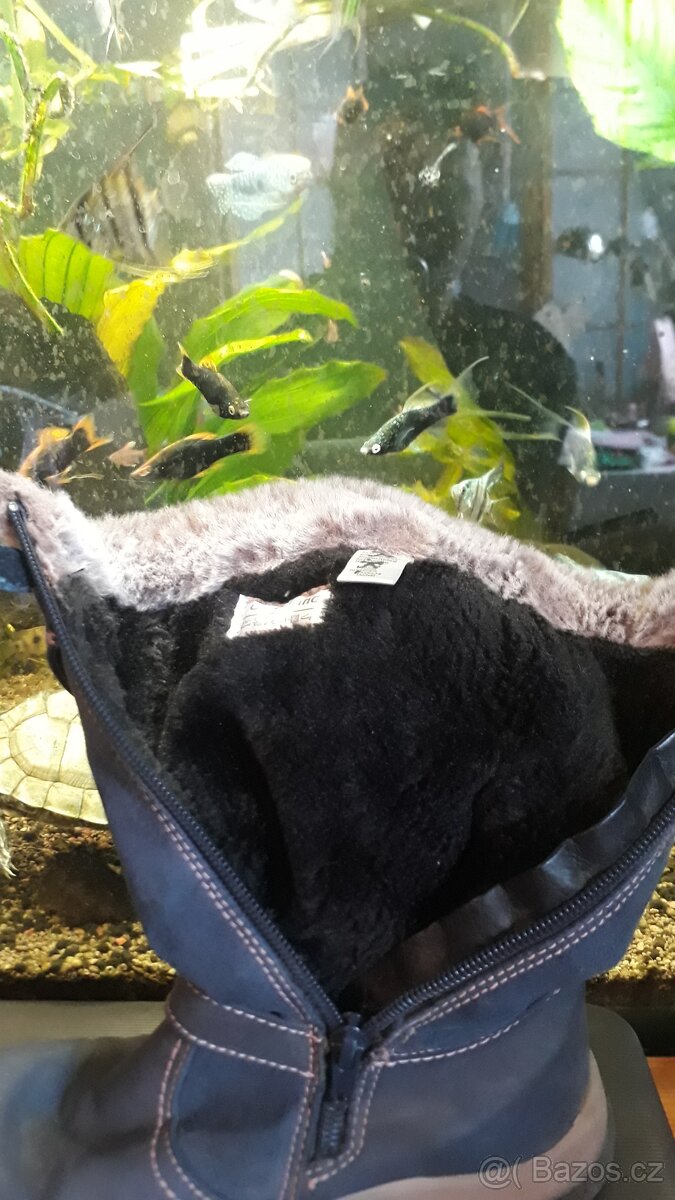 Dívčí zimní kozačky vel.33 - 3