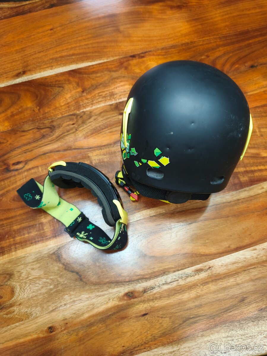 Dětská lyžařská helma a brýle - 3