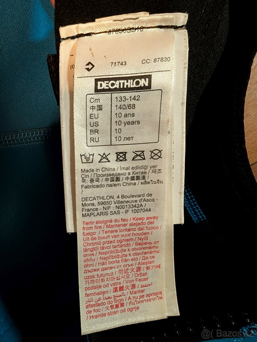 Dětský krátký neopren 100 na surf - 3