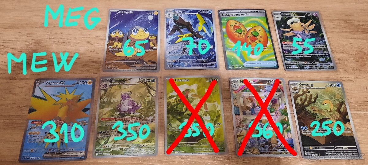 Pokémon karty hity + EX - 3