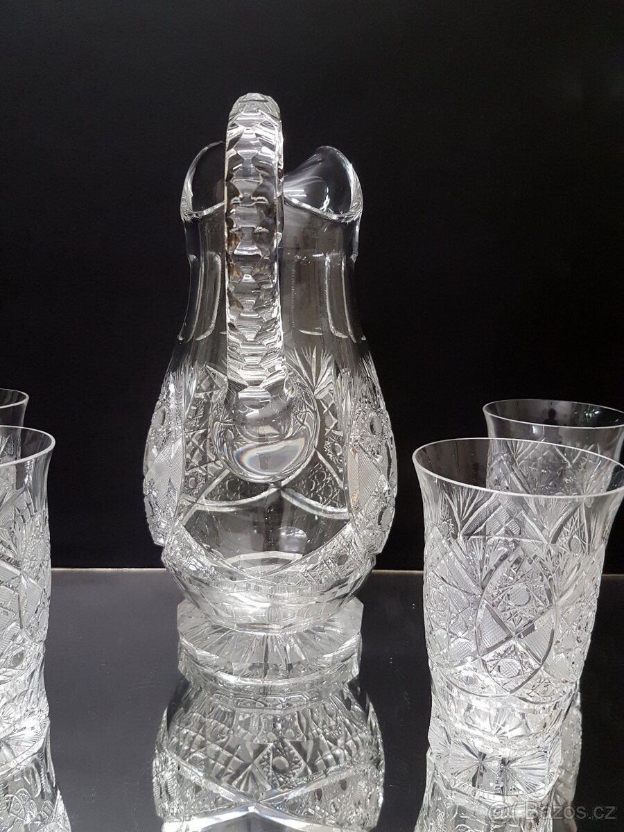 Karafa a 4x sklenice - 3