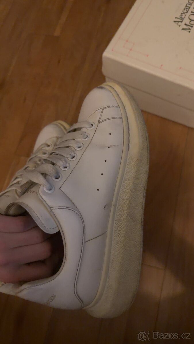 Alexander McQueen sneakers, bíle - 3