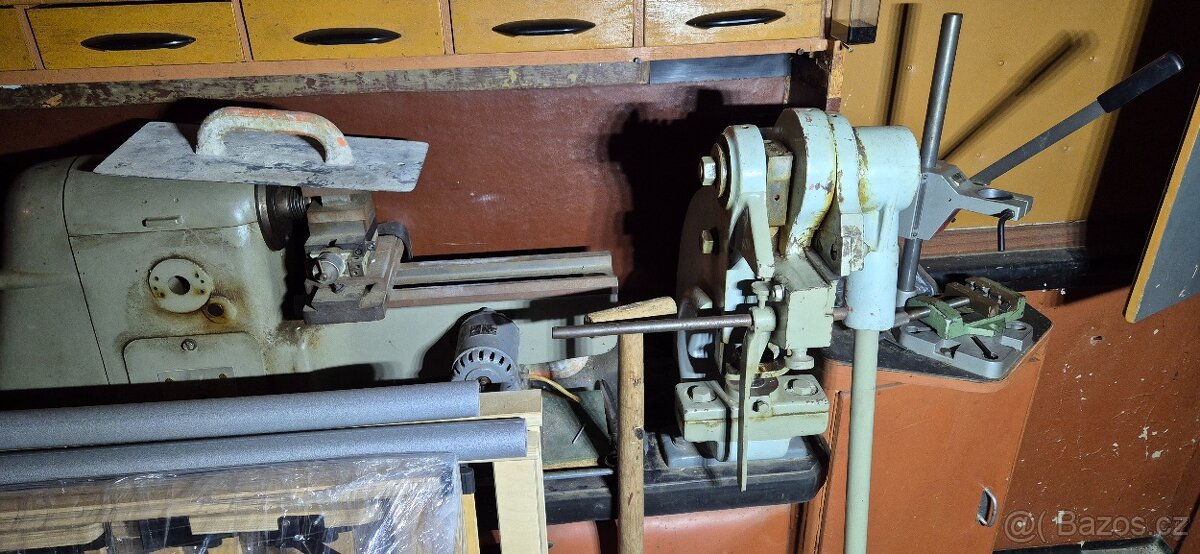 Vybavení dílny. Bruska. Lis. Soustruh. ... - 3