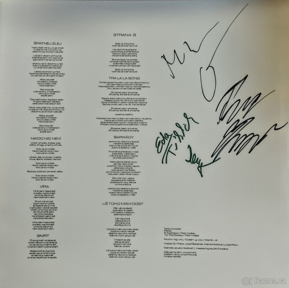 Plexis – To (LP) + podpisy - 3