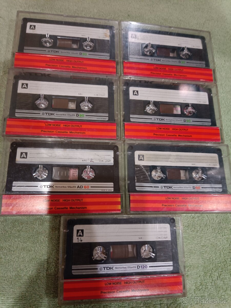 Audio MC kazety 90min - 3