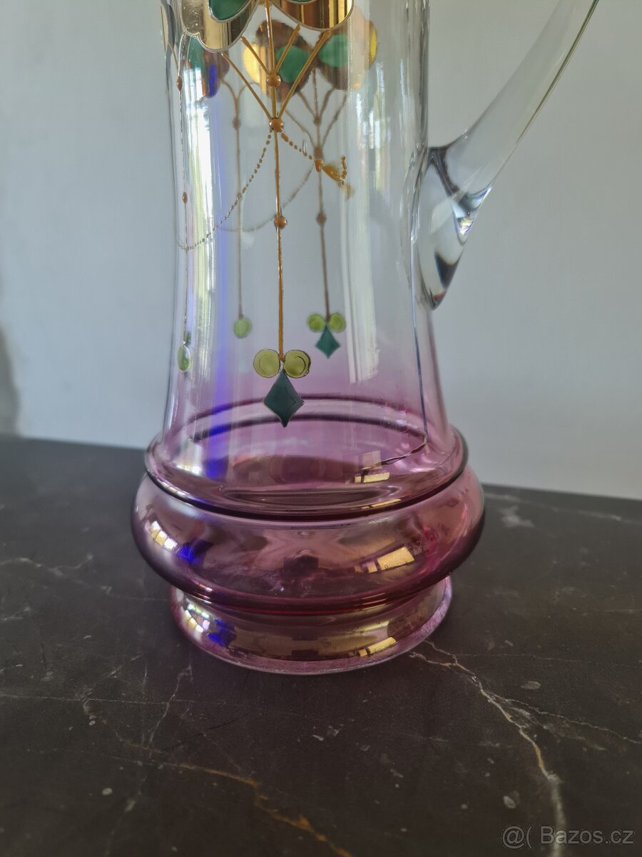 starožitný, bohatě dekorovaný džbán - 3