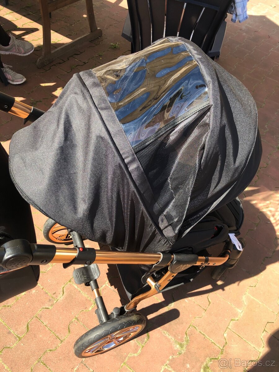 Trojkombinace BabyActive Mommy rosegold Kočárek - 3