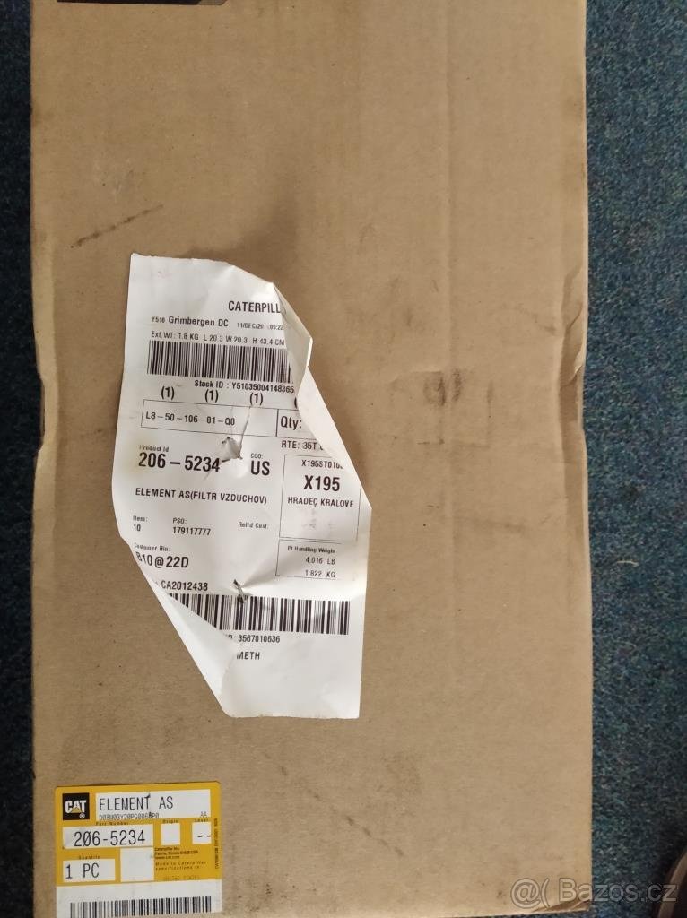 filtry Cat 1R-1804,206-5235,206-5234,185-8154,293-1183 - 3