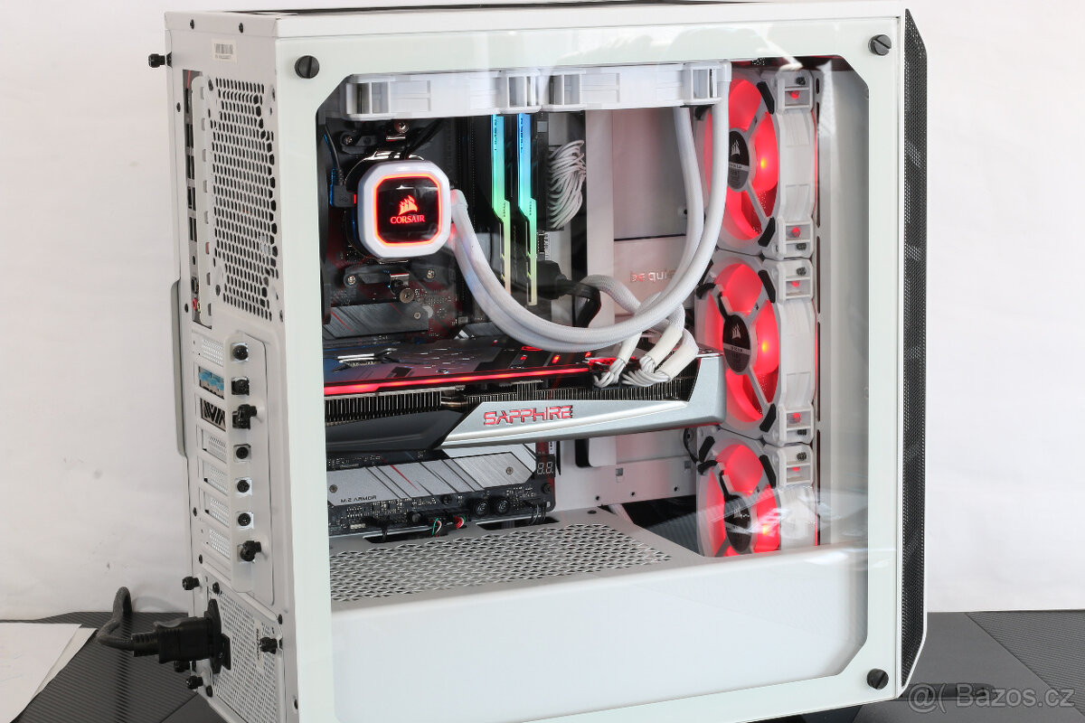 PC skříň e QUiet Shadow Base Bílá edice - luxusní stav - 3