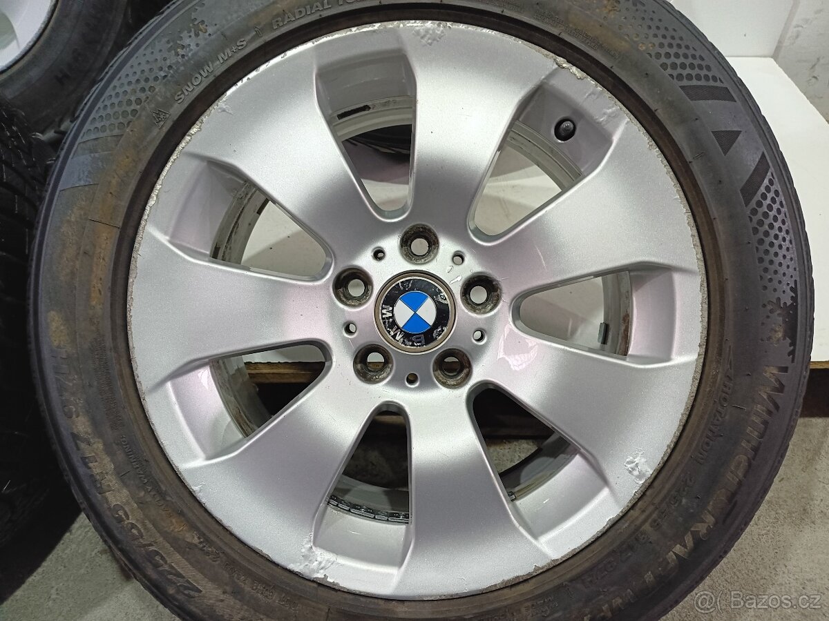 Zimní alu kola BMW 5x120 R17 pneu 225/55/17 Kumho - 3