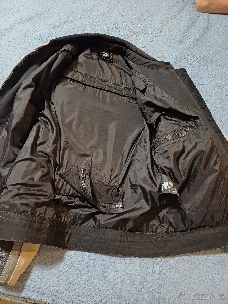 Dámská kožená bunda FML velikost M - 3