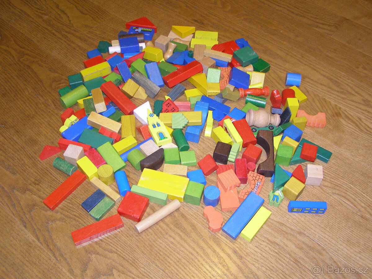 Kostky dřevěné - 3