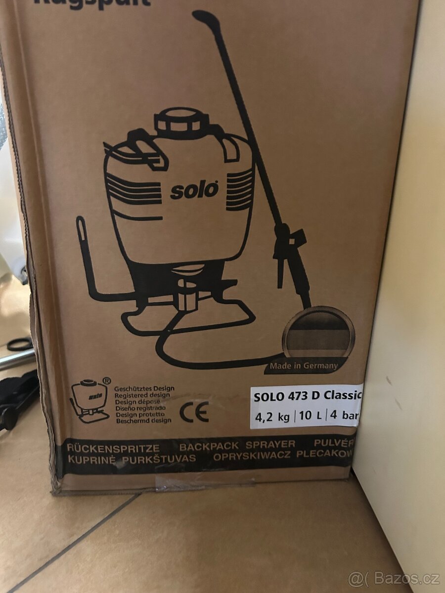 Zádový postřikovač Solo 473 D Classic 10 L 47321 - 3