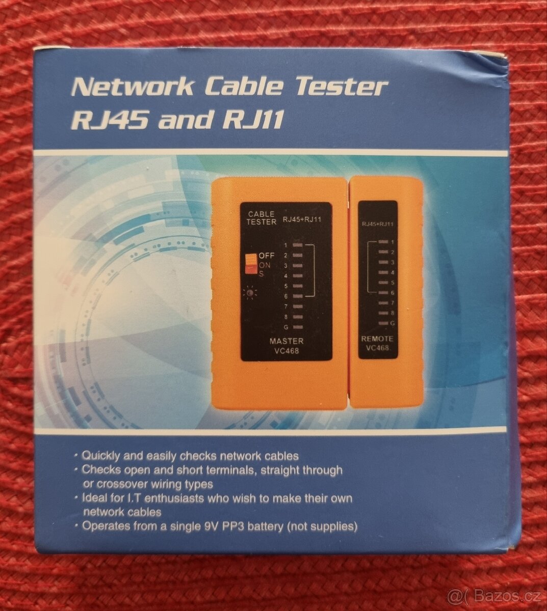 Značkový tester LAN kabelů Aneng M469D - 3