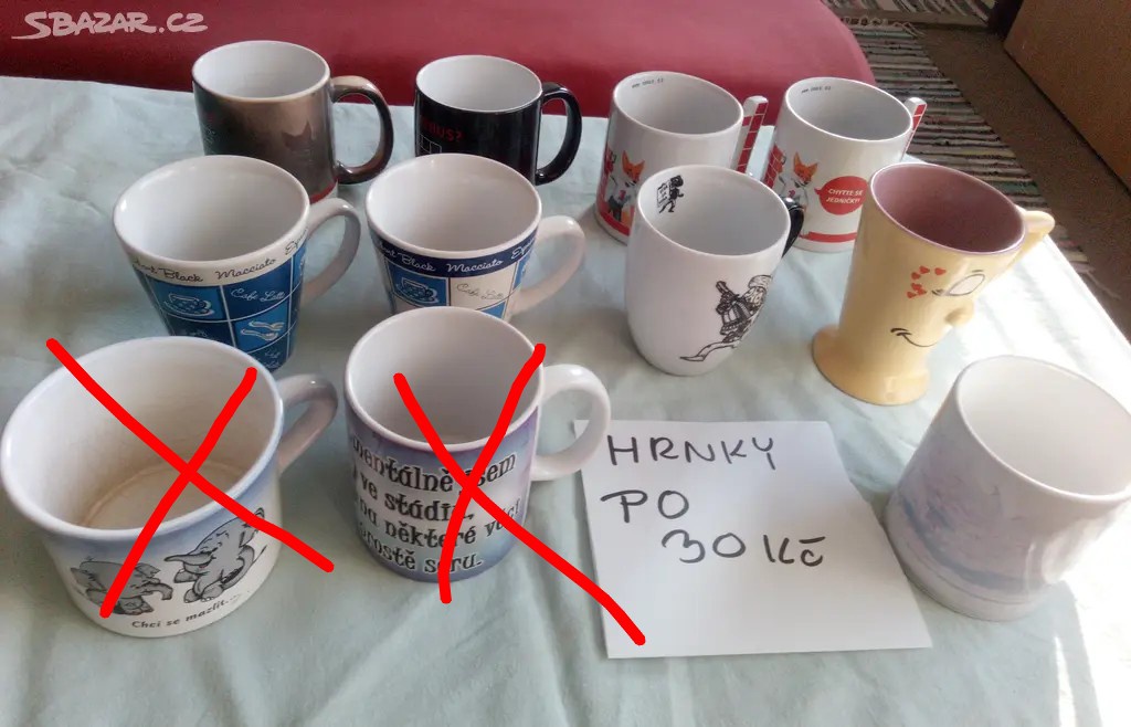 HRNKY,SKLO, PŮLLITR, TÁCY - 3