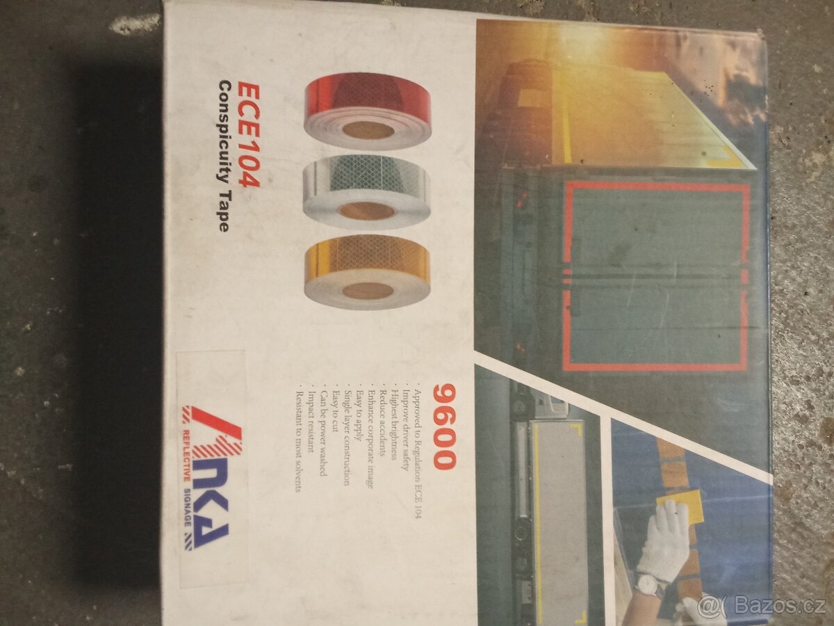 Reflexní páska bílá 50m - 3