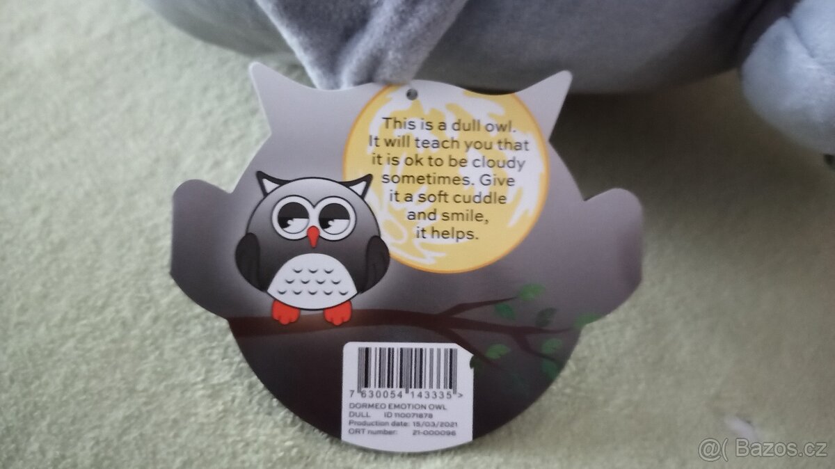 Plyšová sovička s přikrývkou - 3