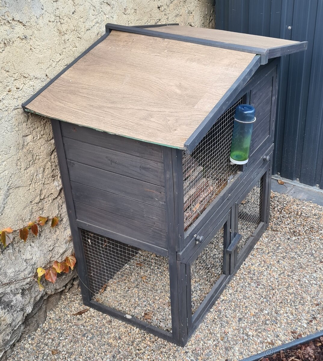 606 Dřevěný domek pro králíky, morčata, křečky - SLEVA 30% - 3