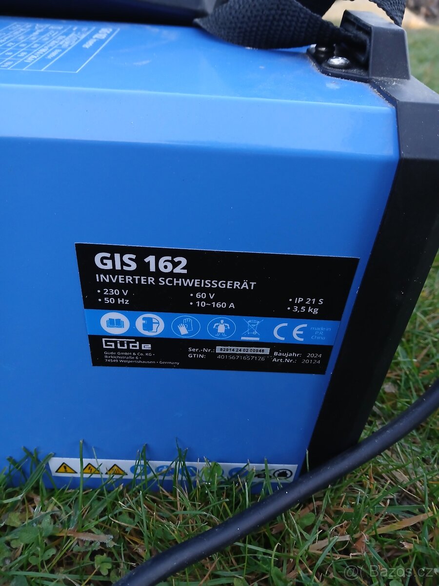 Svářečka GÜDE gis 162 - 3