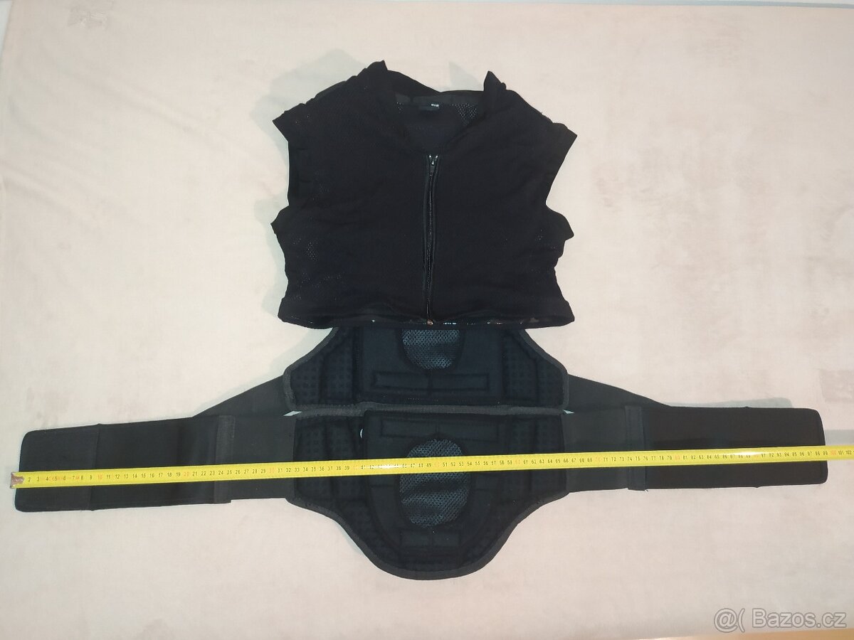 ČERNÝ PÁTEŘÁK/ZÁDOVÝ CHRÁNIČ NA KONĚ, LYŽE, SNOWBOARD, KOLO - 3