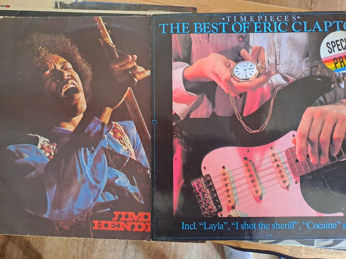 8x LP- Doors, Rolling stones, ZZ Top, Hendrix, Queen - 3