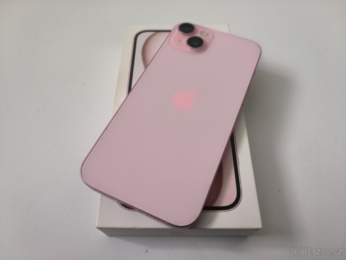 apple iphone 15 256gb Pink / Batéria 87% - 3