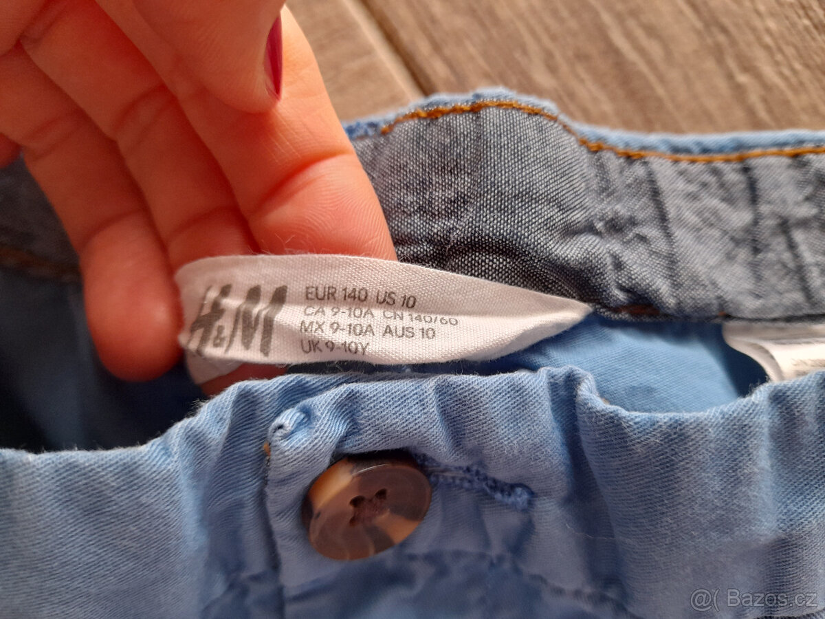 Chlapecké plátěné kalhoty vel. 140 - 3