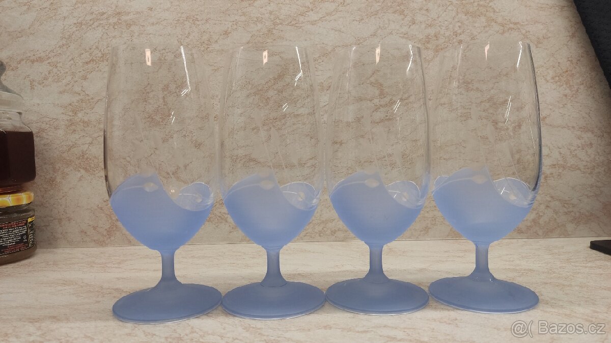 Skleničky na víno s brusem - 3