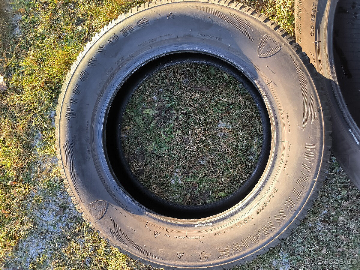 4 zimní pneu 215/65/17 FIRESTONE - 3