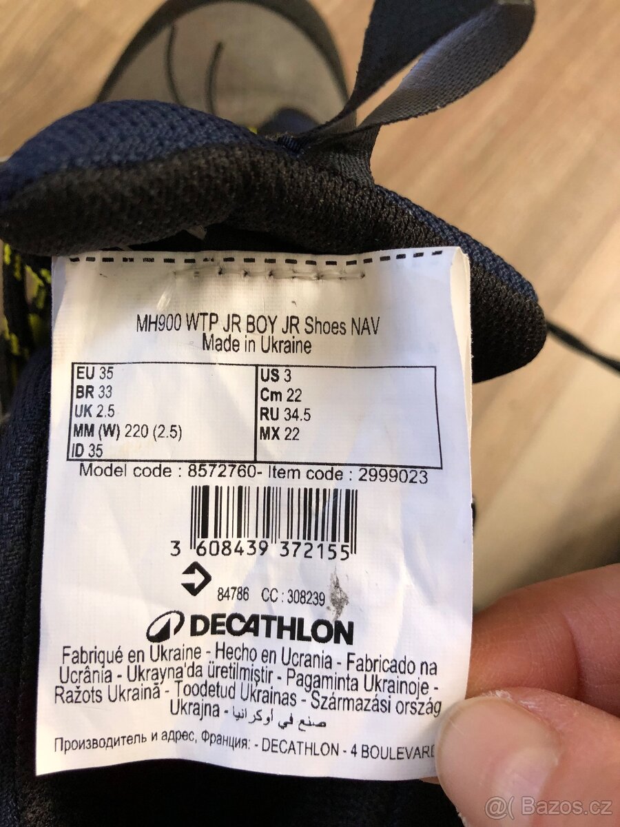 Trekove boty Decathlon 35 - 3