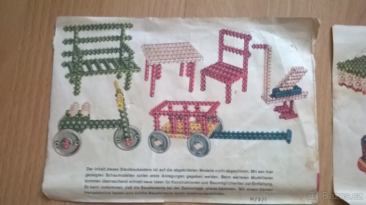 Retro stavebnice Gordon Plastik DDR - 3