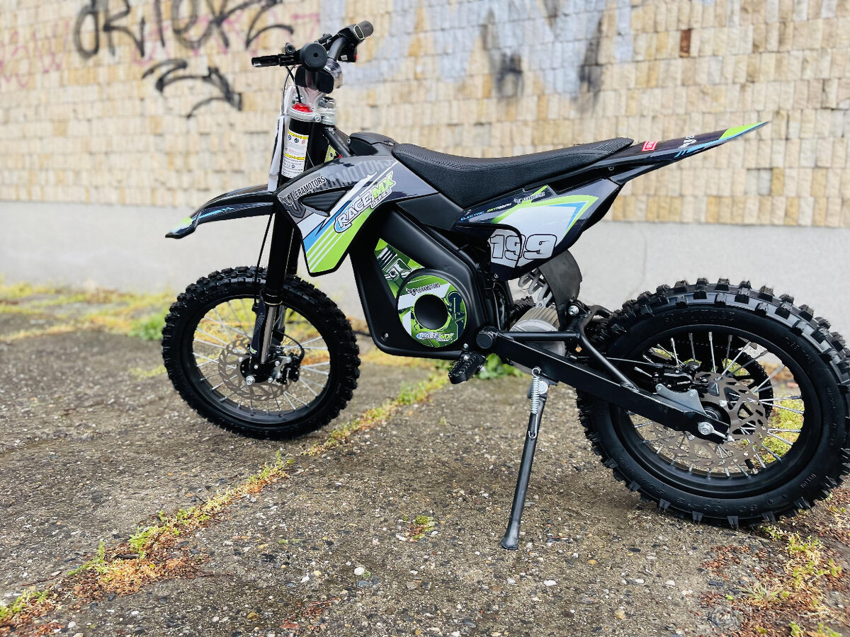 Pitbike Leramotors Rocket, elektrický, vhodné od 7let