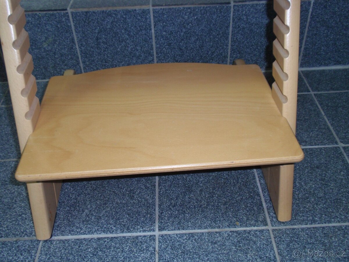 TOP MASIVNÍ DŘEVĚNÁ ROSTOUCÍ ŽIDLE STOKKE TRIPP TRAPP - 3