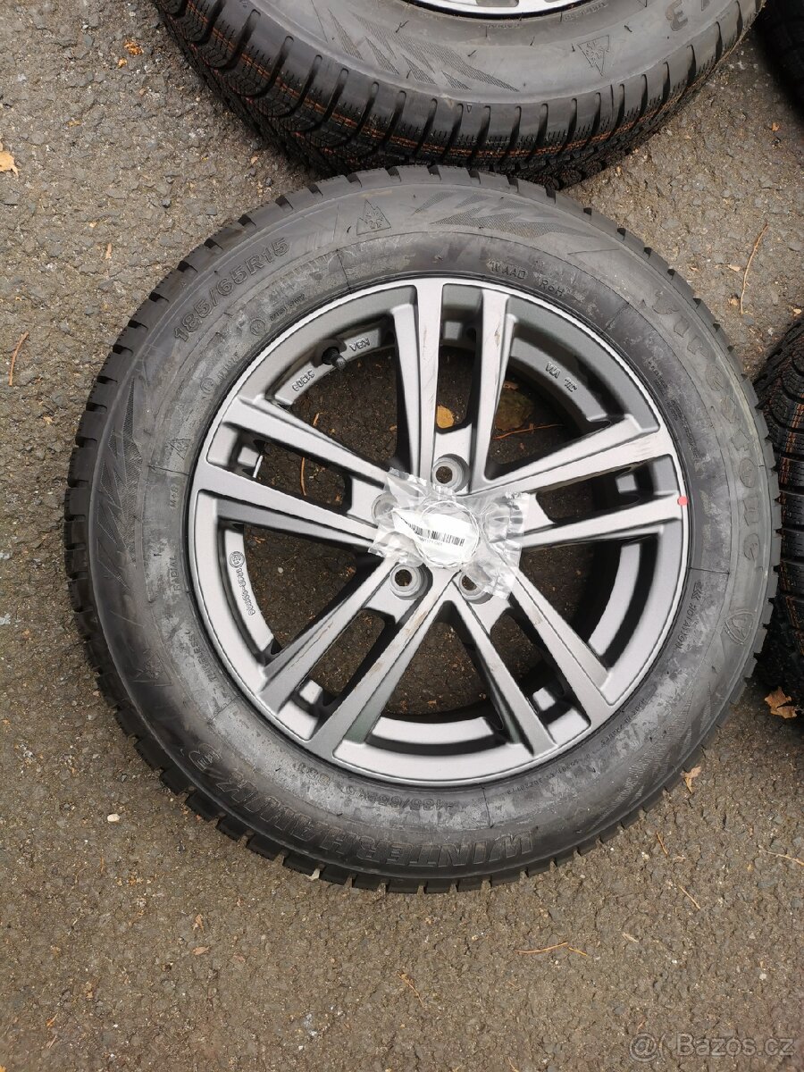 Prodám originální alu kola na SEAT 5x100 et40 zimní - 3