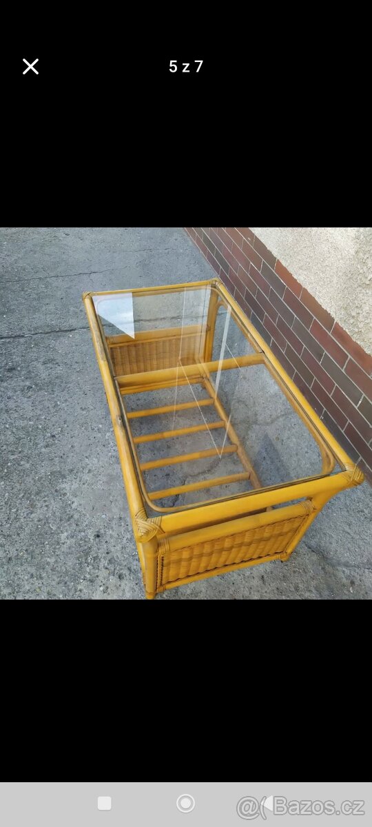 Ratanový stolek - 3