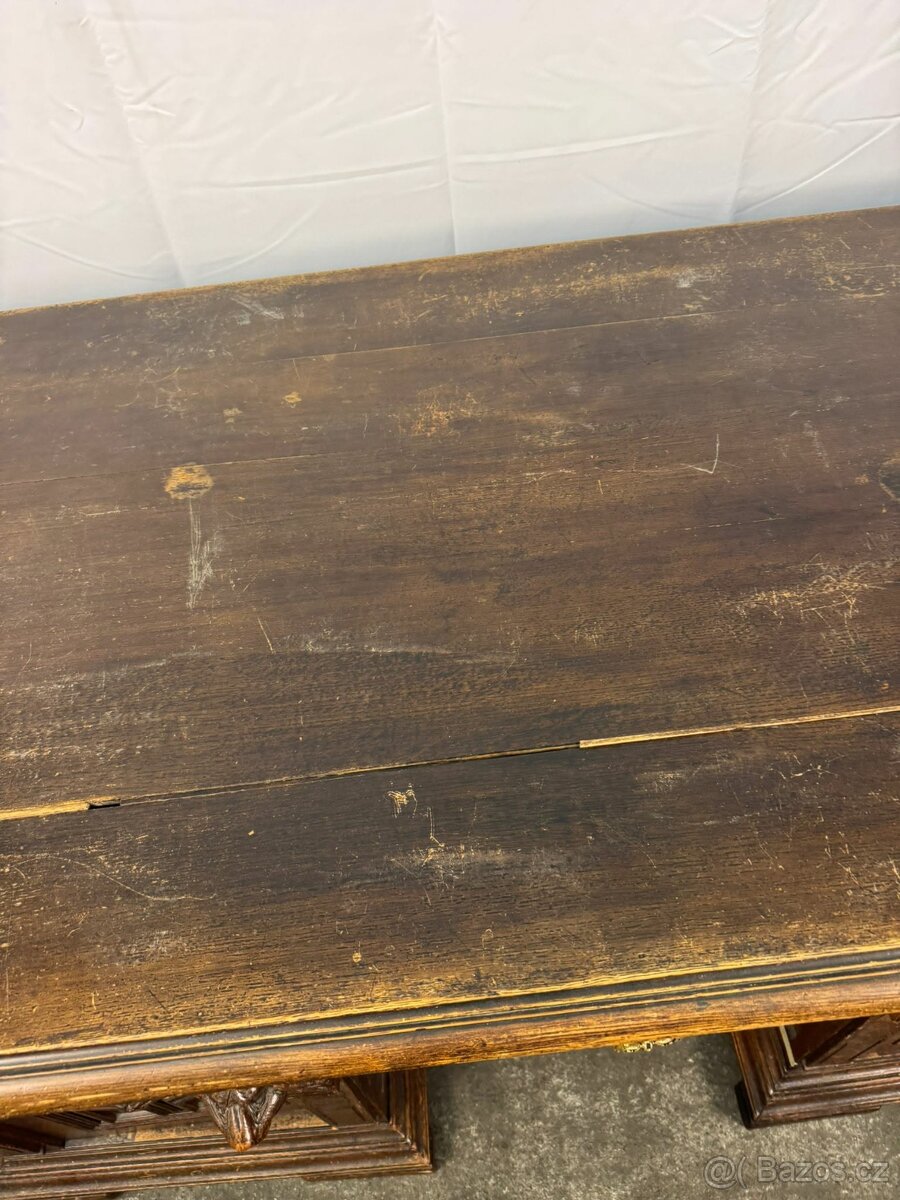 Starožitný oboustranný stůl (136001) - 3