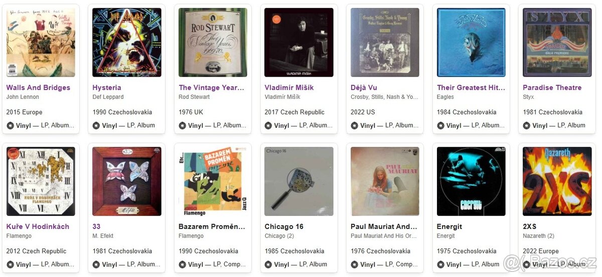 Sbírka LP desek - 65ks - 3