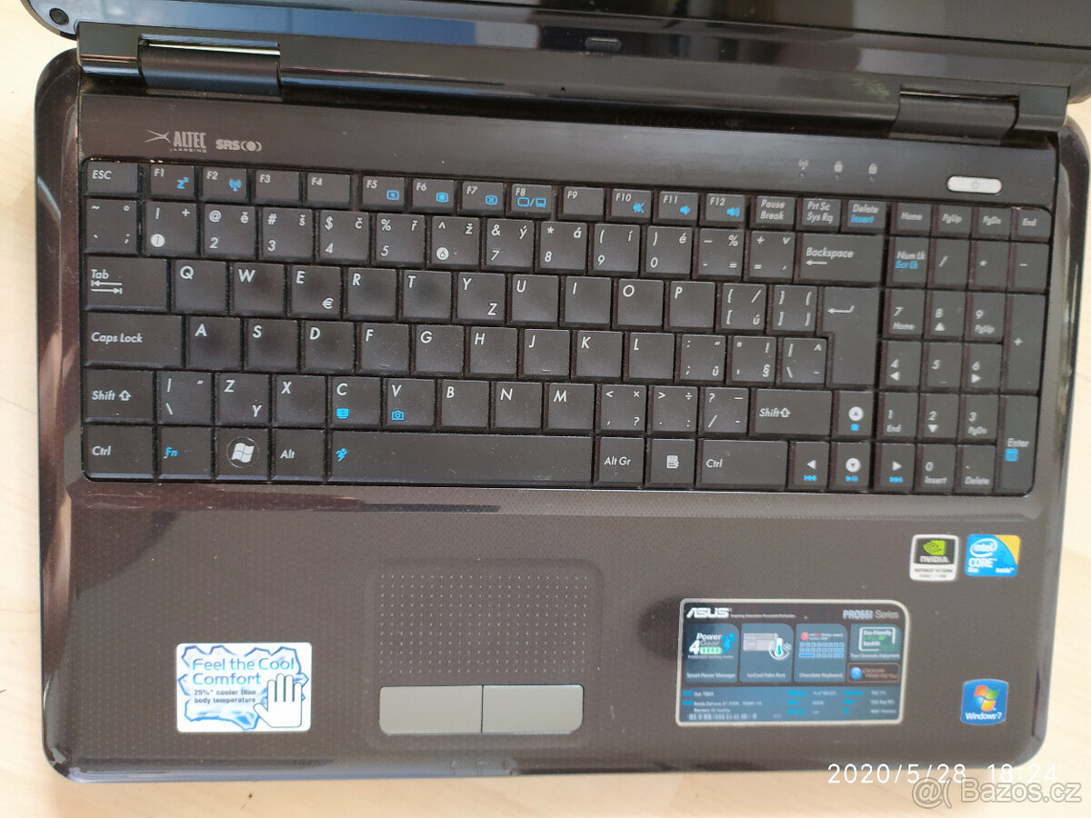 Nefunkční Notebook Asus Pro66I vadná zákl. deska - 3