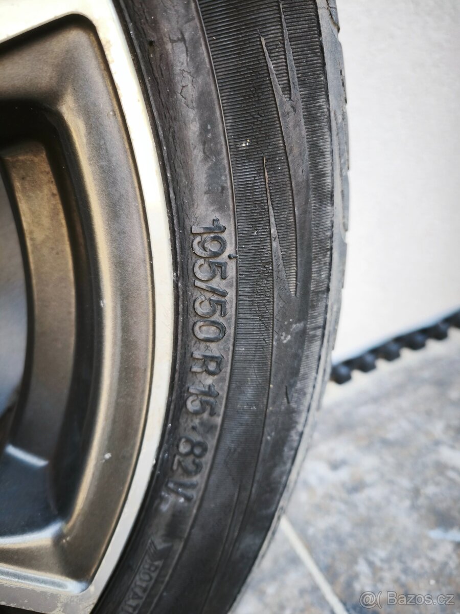 Hliníková kola+pneumatiky - 3