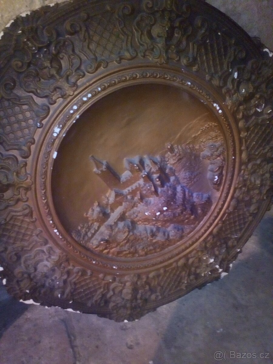 Sádrový reliéf 2x různý - 3