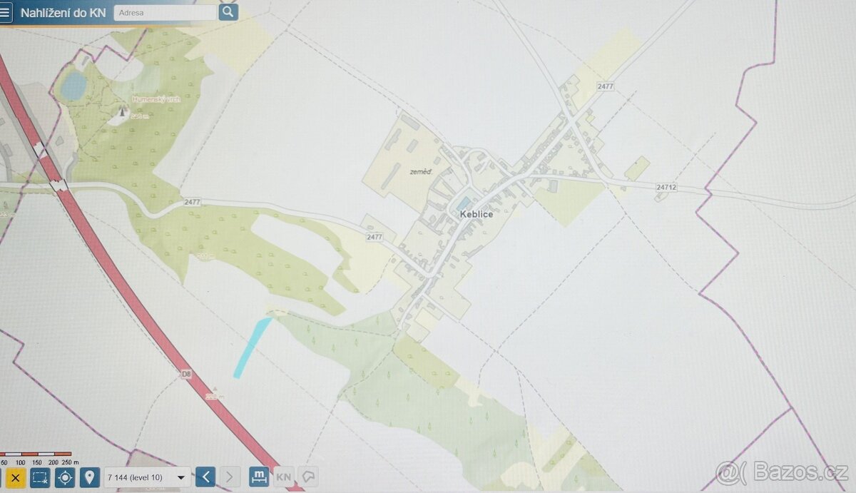 Prodej pole 22 509 m², Keblice, ev.č. 00107 - 3