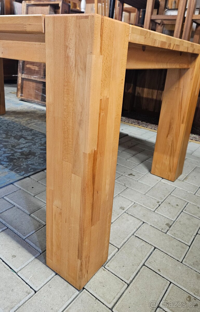 Velký dubový jídelní stůl - 3