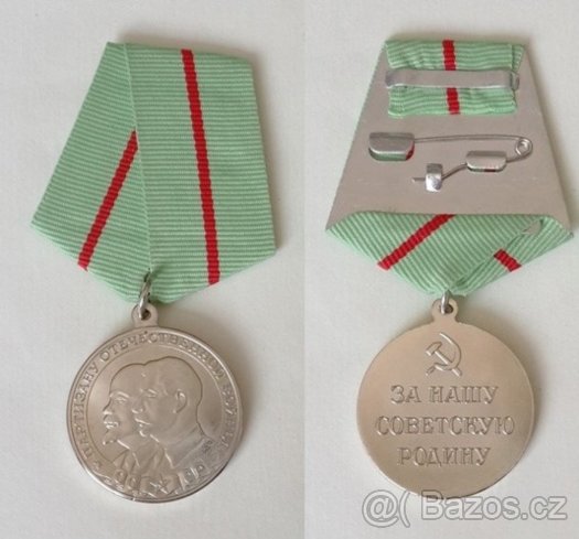 RUSKO CCCP Medaile ŘÁD Rudého Praporu IIIst.+I - 3