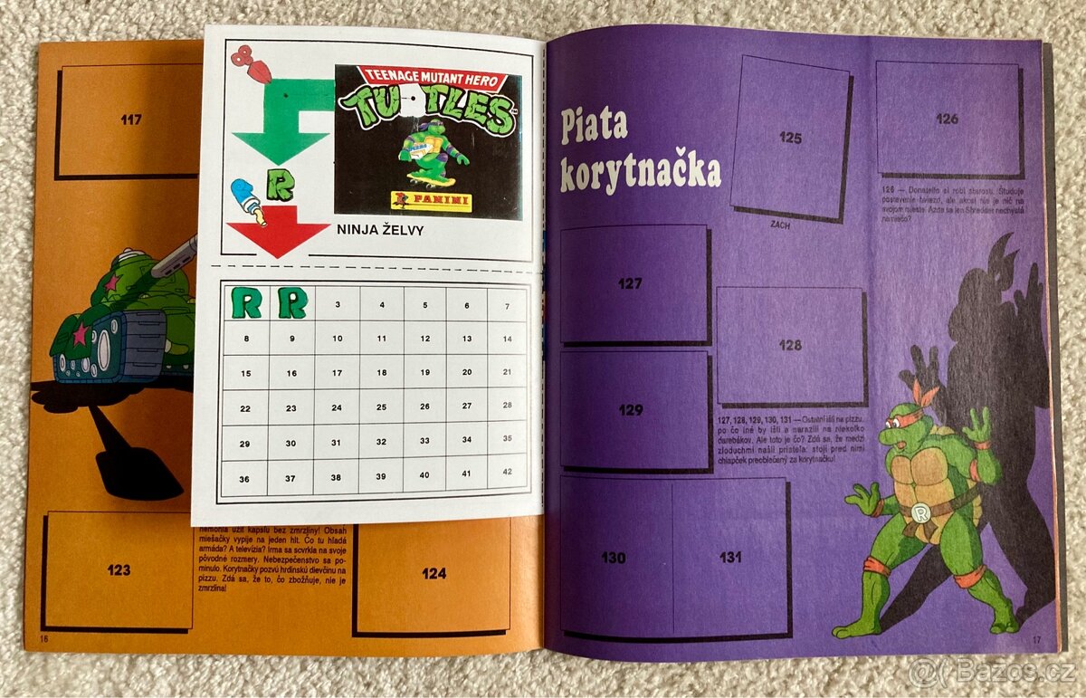 Želvy Ninja - samolepkové album PANINI - 3
