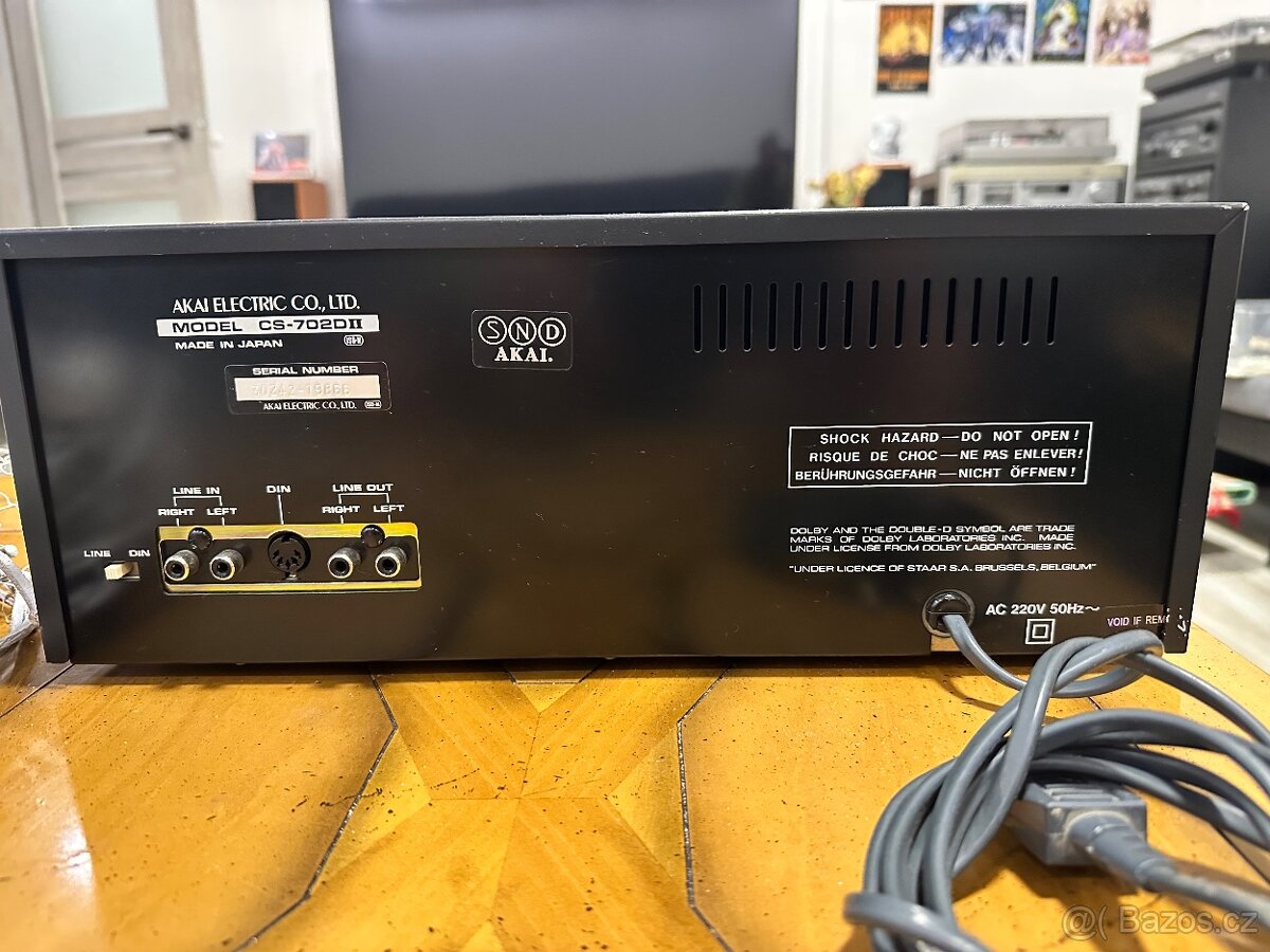 AKAI CASSETTE DECK CS-702D - 3
