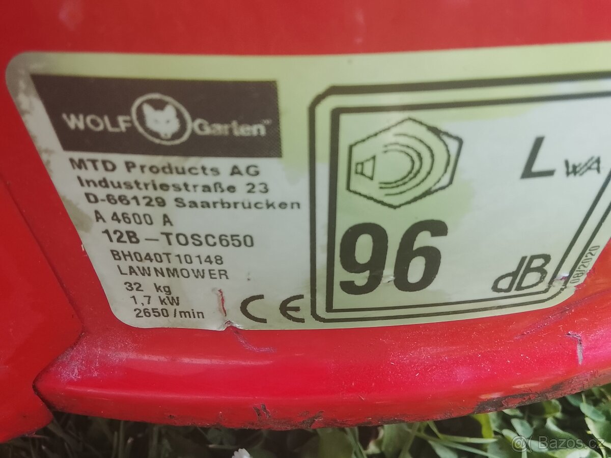 Benzínová sekačka s pojezdem - 3